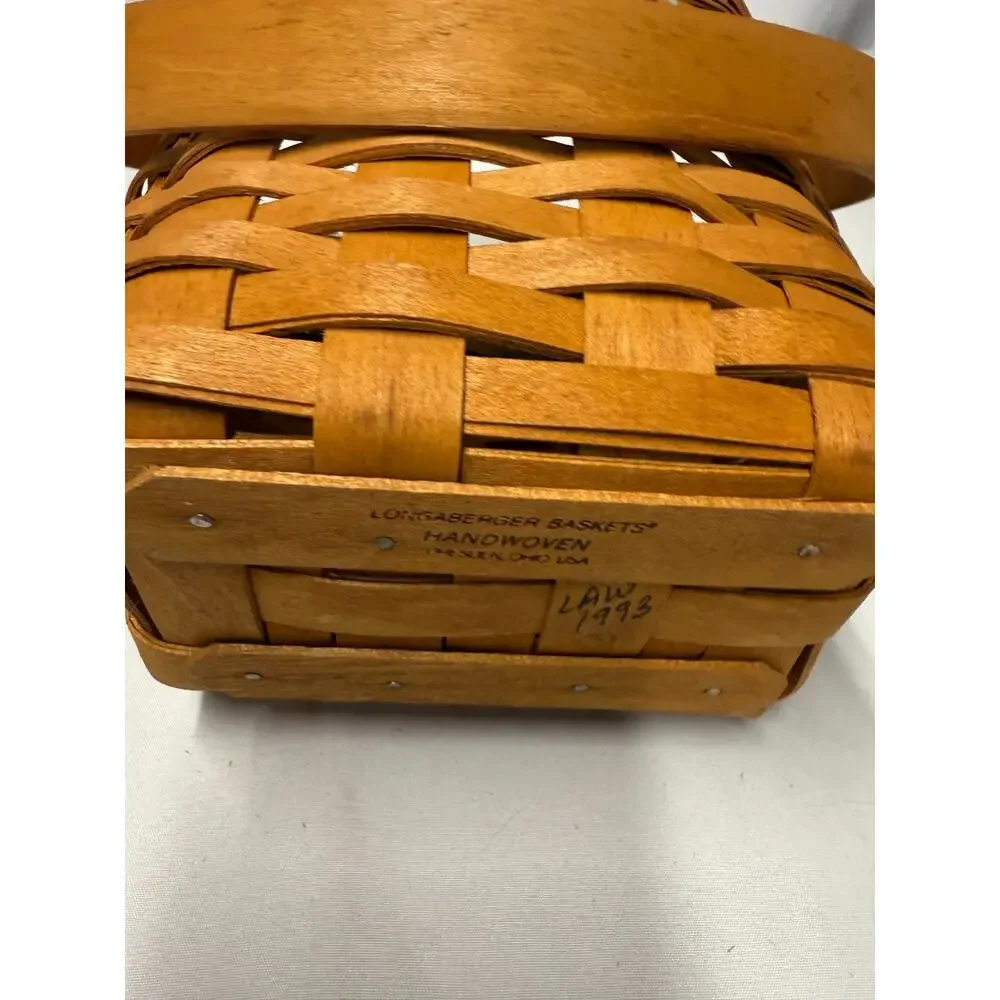 1993 Longaberger Shades of Autumn Harvest w/Liner & Protector 7L x 4.75W x 7.75H